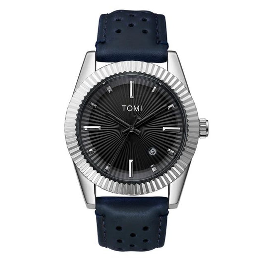 Tomi Blue Strap Datejust Watch TM-05