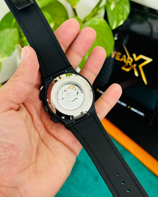 HB Sami Automatic | Blue Straps with Black Dail