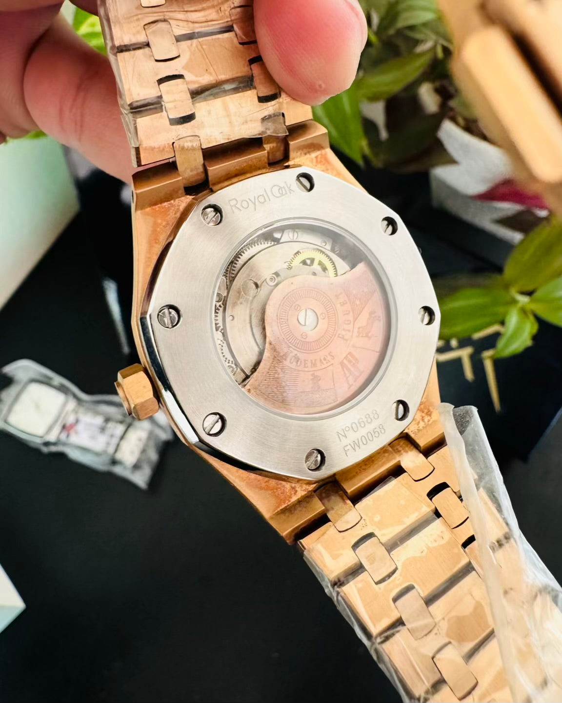 AP Rose Gold Automatic Master Grade Watch