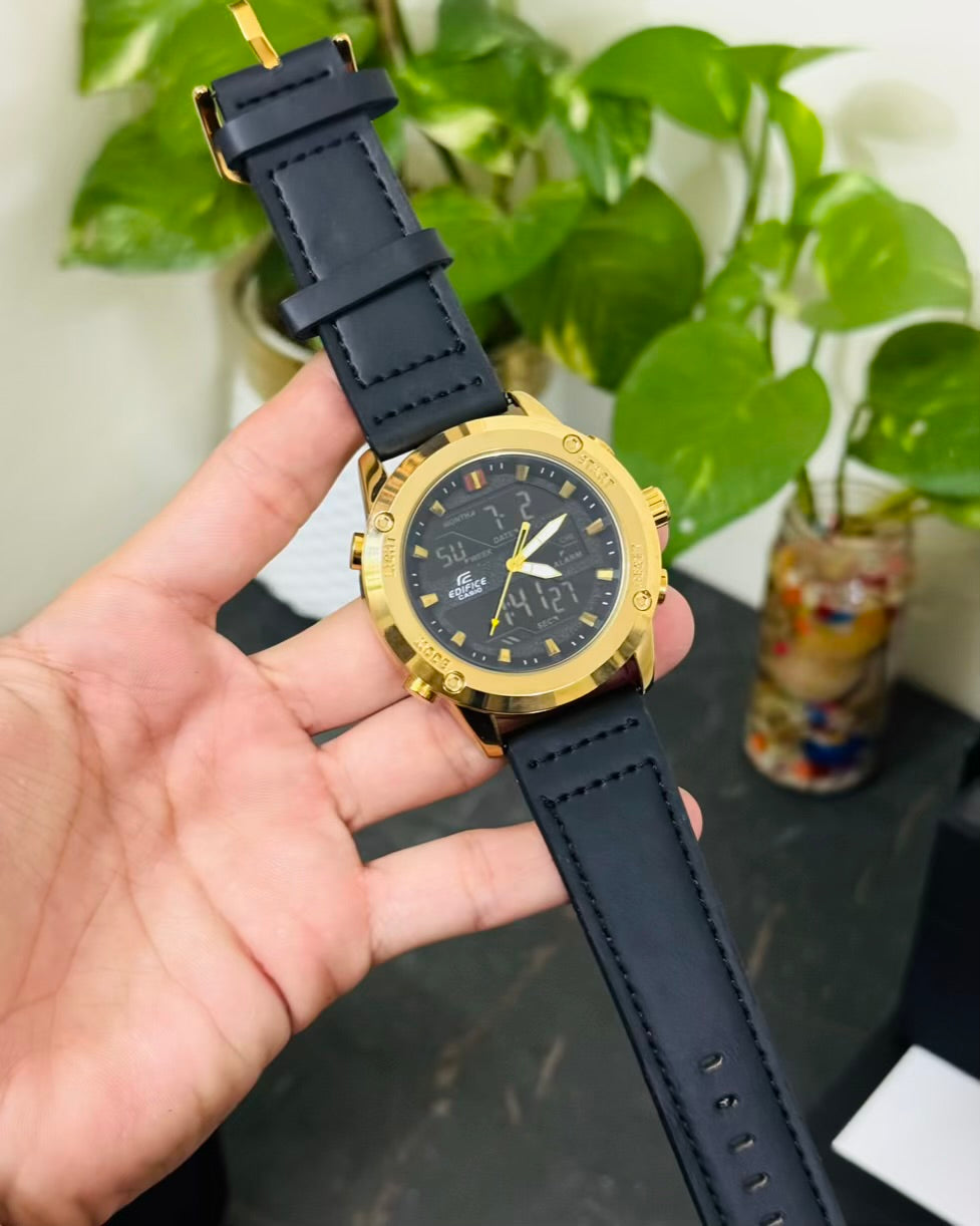 Straps Digital and Analog Waterproof Watch AS-03