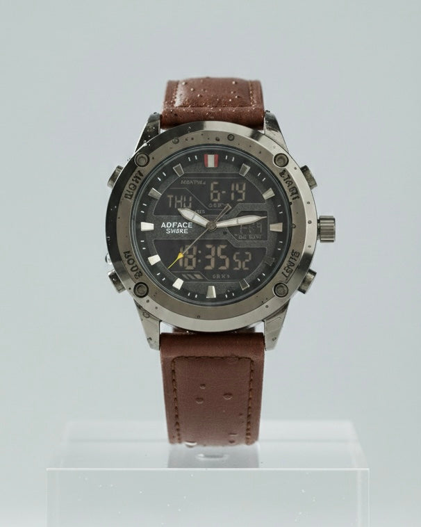 Straps Digital and Analog Waterproof Watch AS-02