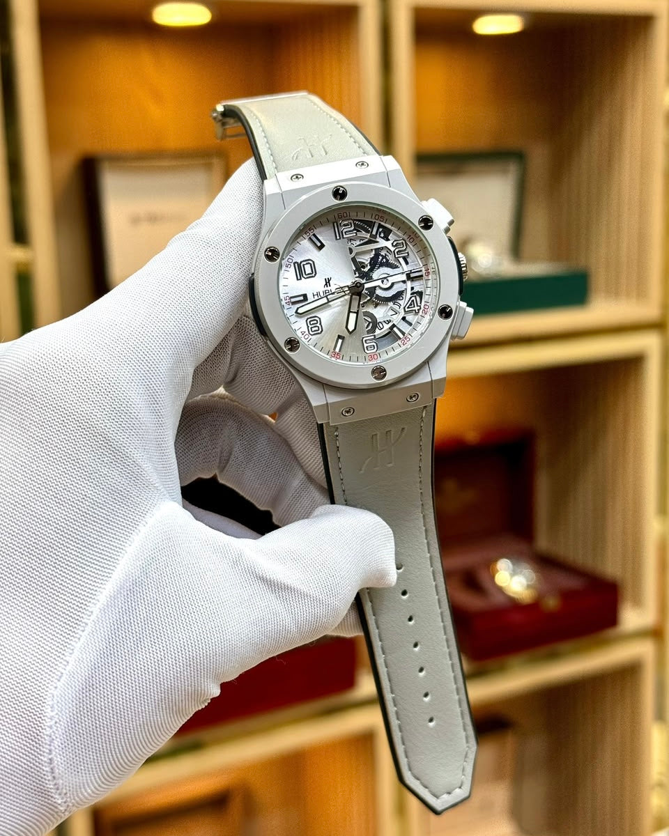 HB Silver Straps with Silver Dail