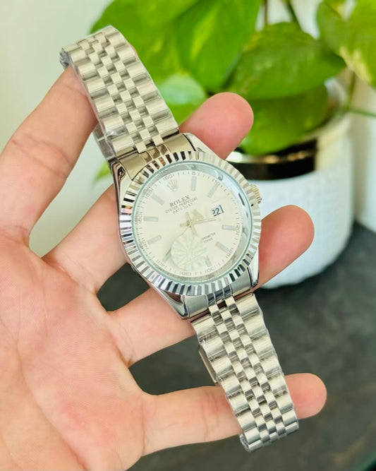 RLX Watch | Date Working | White Dial Rl-15