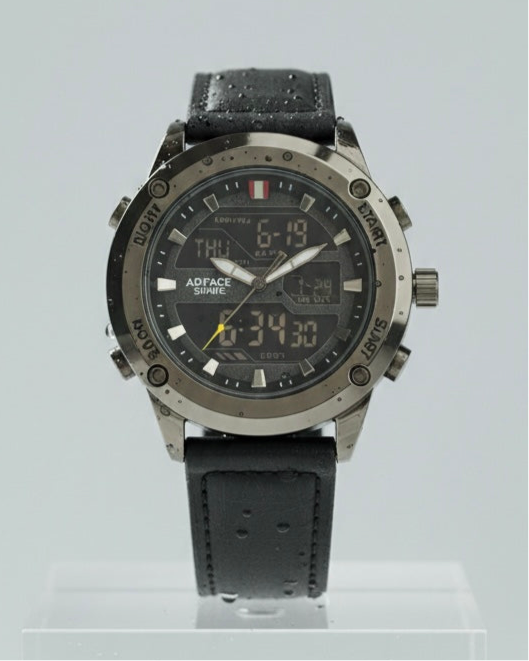 Straps Digital and Analog Waterproof Watch AS-01