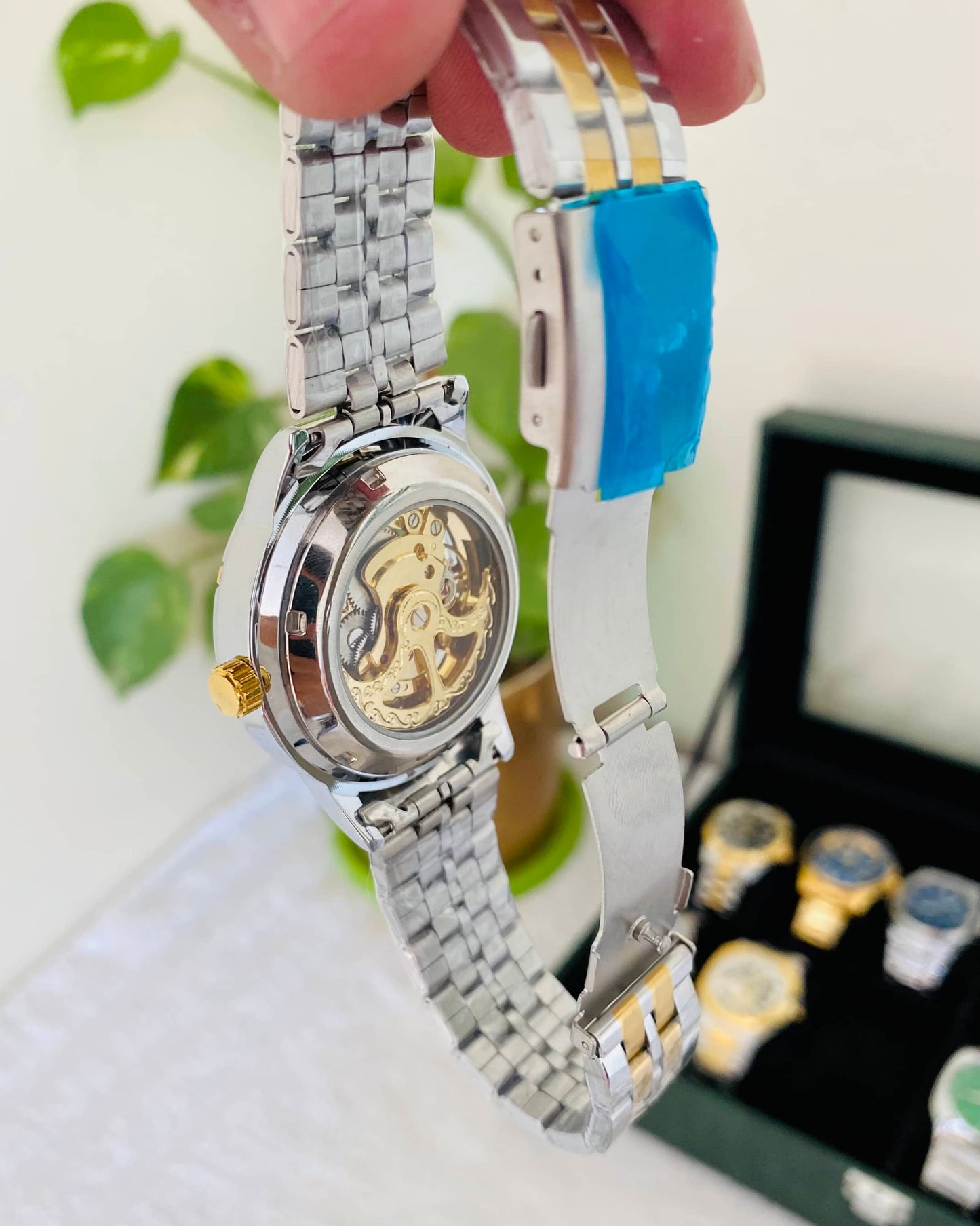 Automatic skeleton Dial Watch Rl-31