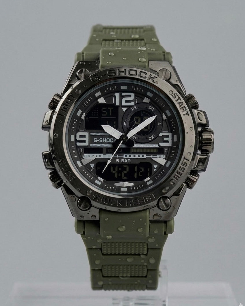 Sports Digital and Analog Waterproof Watch AS-09