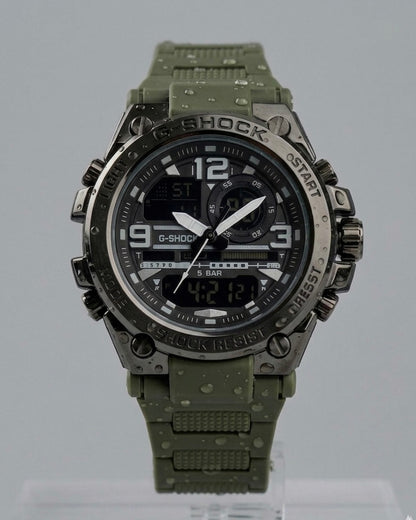 Sports Digital and Analog Waterproof Watch AS-09