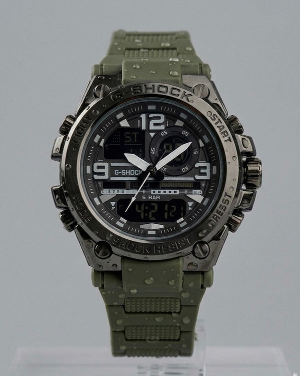 Sports Digital and Analog Waterproof Watch AS-09