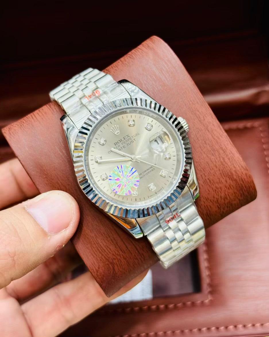 RLX Automatic Scratch-Resistant Glass Date Watch