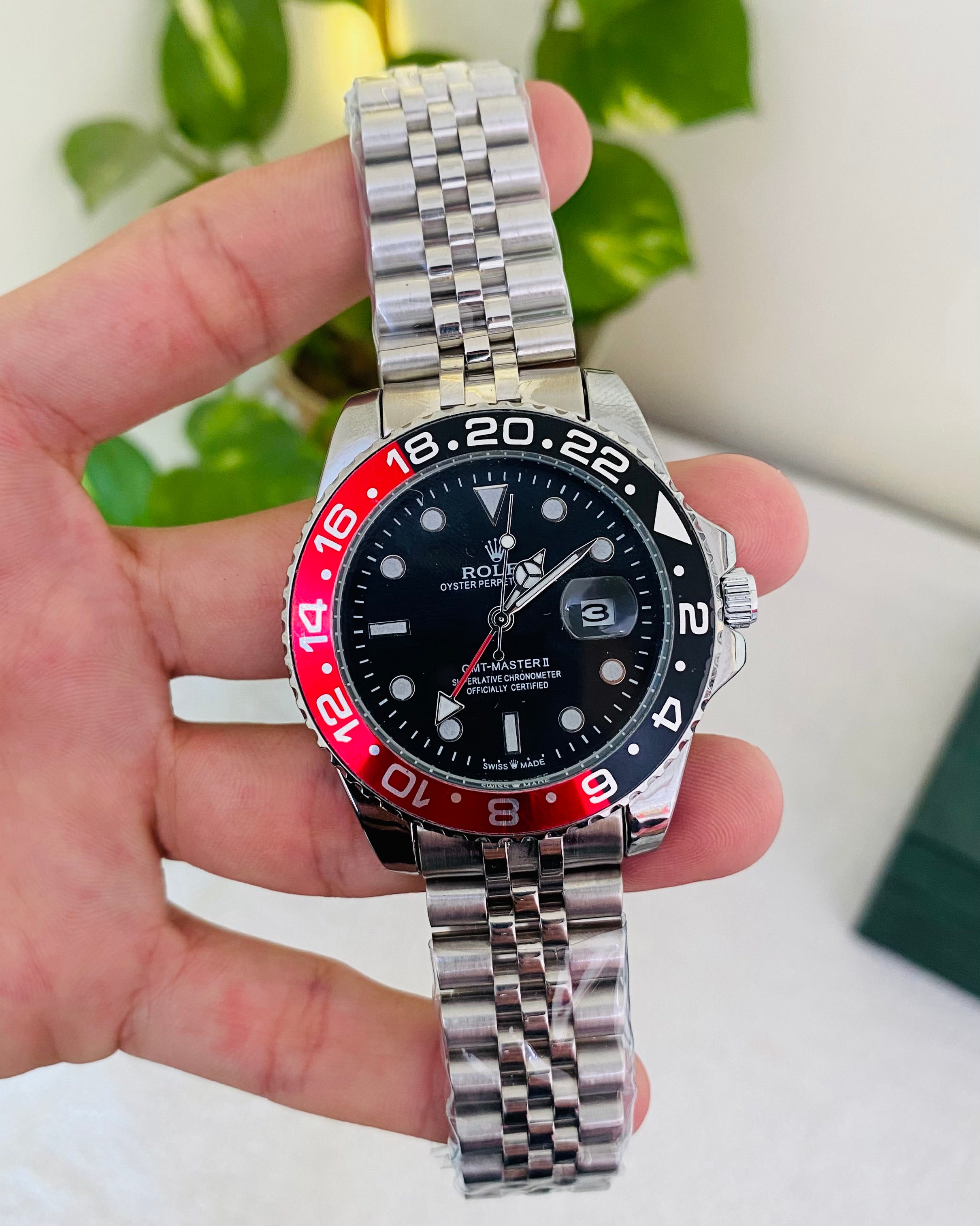 RLX "Pepsi" Bezel, Sapphire Crystal Watch