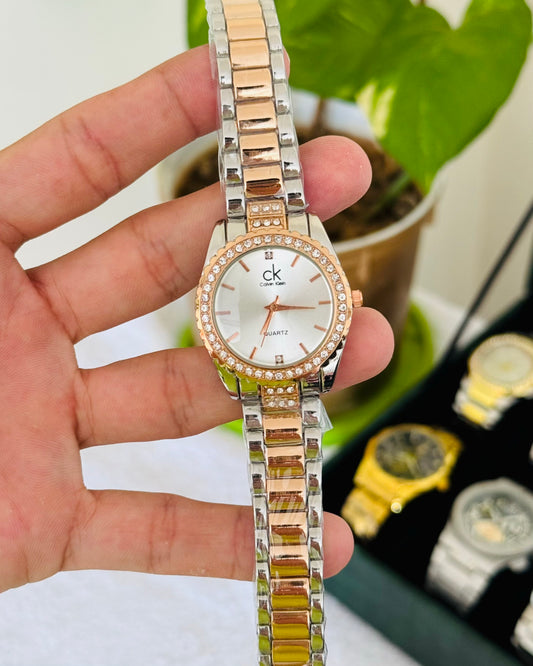 Two Tone Stainless Steel Watch