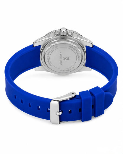 Sapphire Gem Stones Bezel Watch