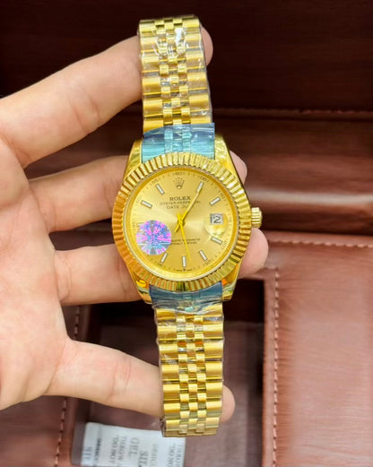 RLX Automatic Scratch-Resistant Glass Date Watch