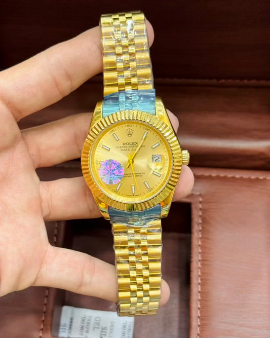 RLX Automatic Scratch-Resistant Glass Date Watch