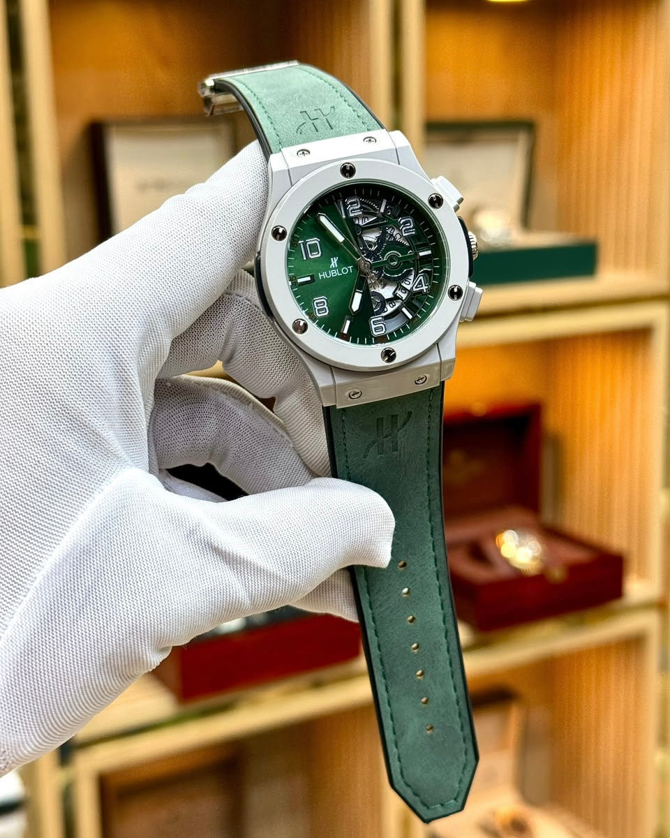 HB Green Straps with Green Dail
