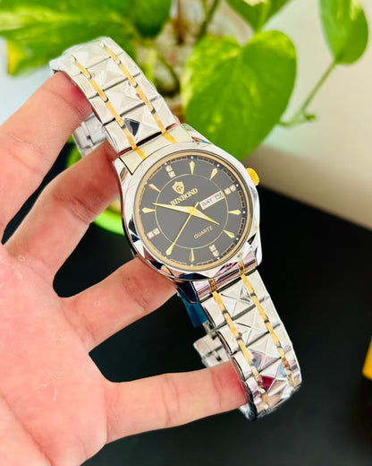 Day and Date Working Stainless Steel BN Watch BN-01