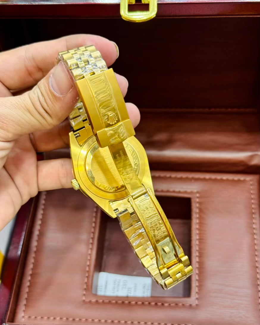 RLX Automatic Scratch-Resistant Glass Date Watch