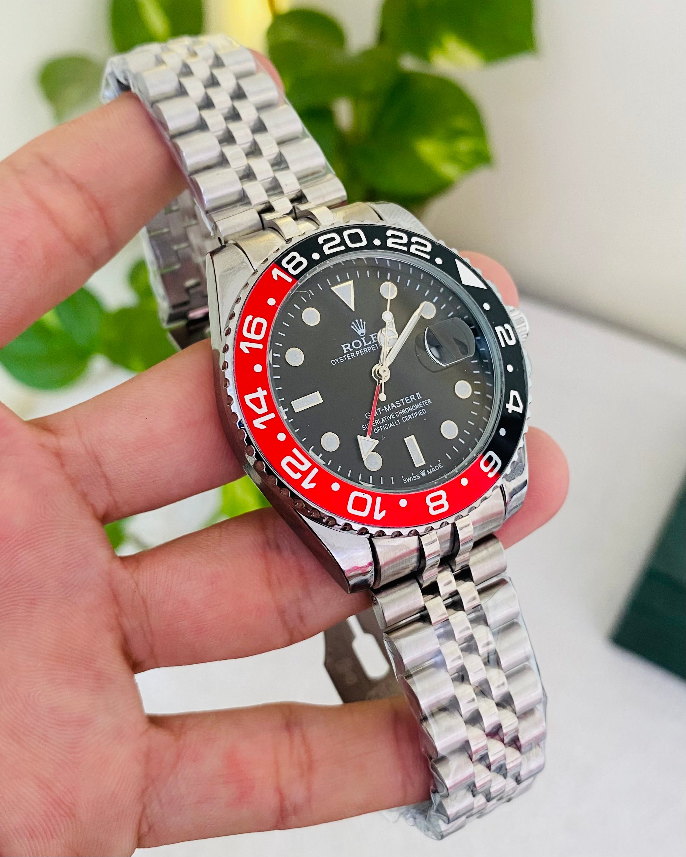 RLX "Pepsi" Bezel, Sapphire Crystal Watch