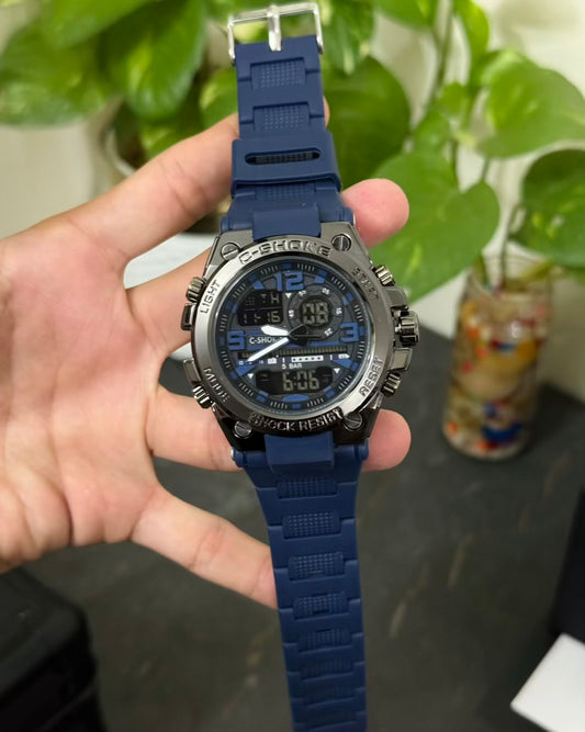 Sports Digital and Analog Waterproof Watch AS-10