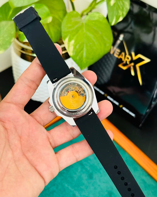 Sami Automatic Watch with Blue Dail