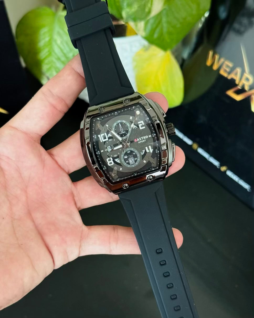 Full Black Sports Watch