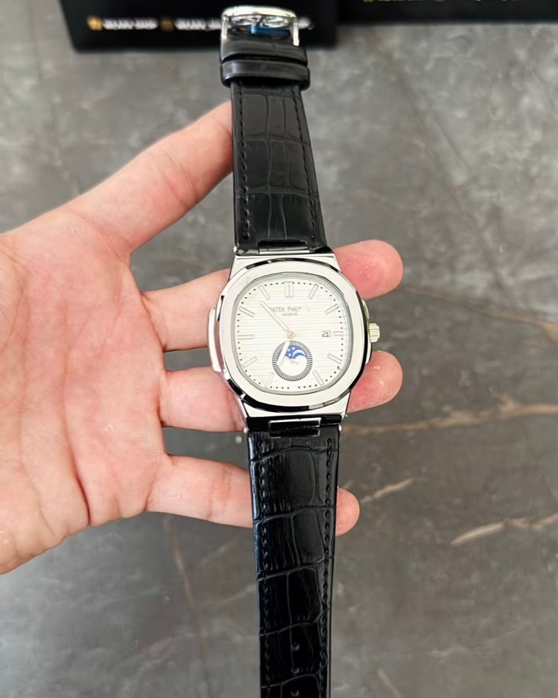 PP Black Straps Black Dail Datejust Watch PP-21
