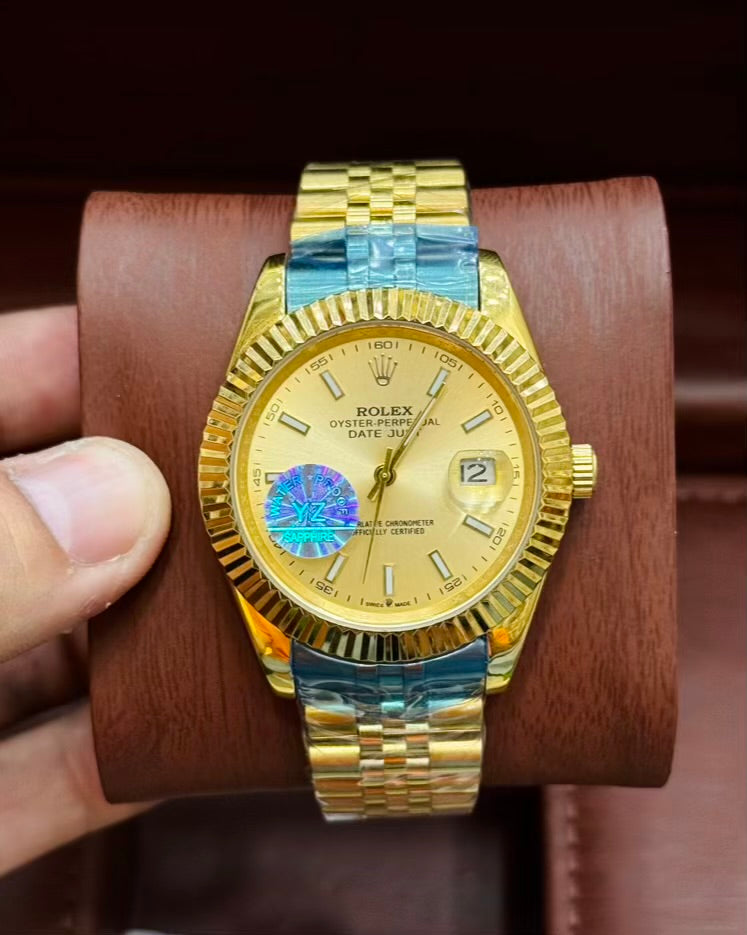 RLX Automatic Scratch-Resistant Glass Date Watch