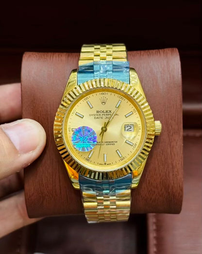 RLX Automatic Scratch-Resistant Glass Date Watch