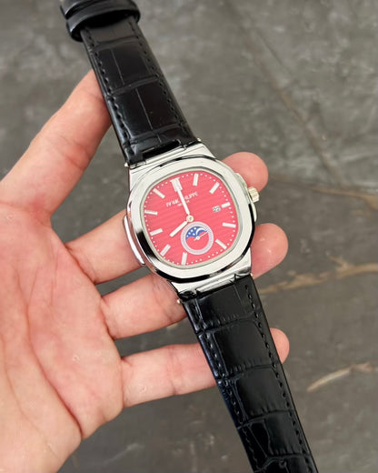 PP Black Straps Black Dail Datejust Watch PP-22
