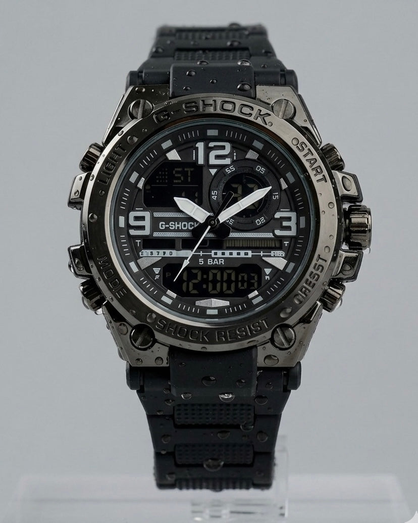 Sports Digital and Analog Waterproof Watch AS-08