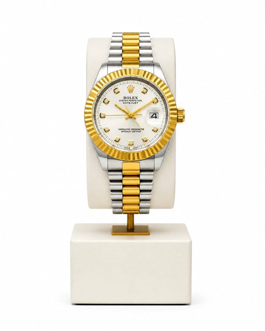 RLX Two-Tone Stainless Steel strap with Taj Lock Rl-04