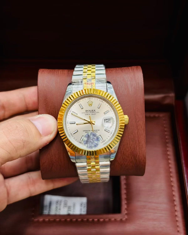 RLX Automatic Scratch-Resistant Glass DateJust Watch