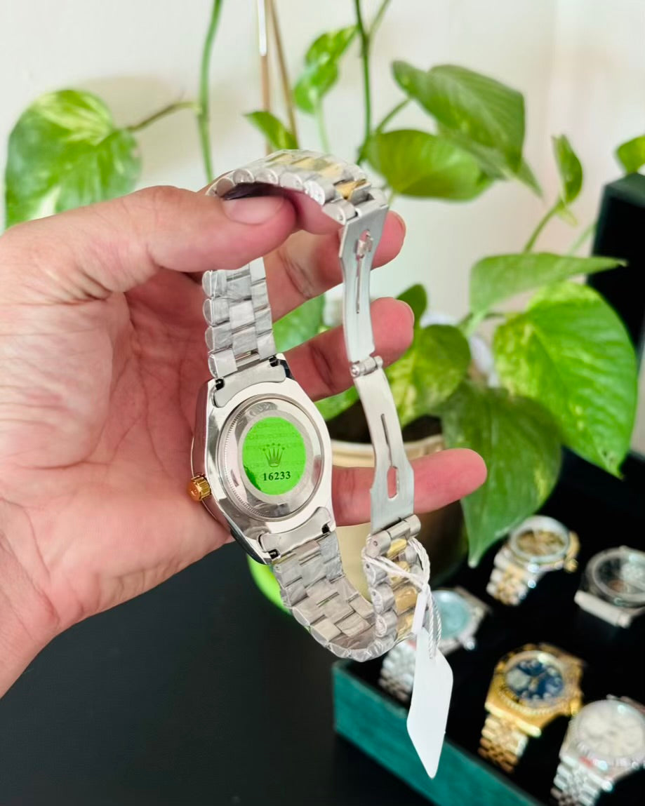 RLX Datejust Stainless Steel Green Dail Watch Rl-05