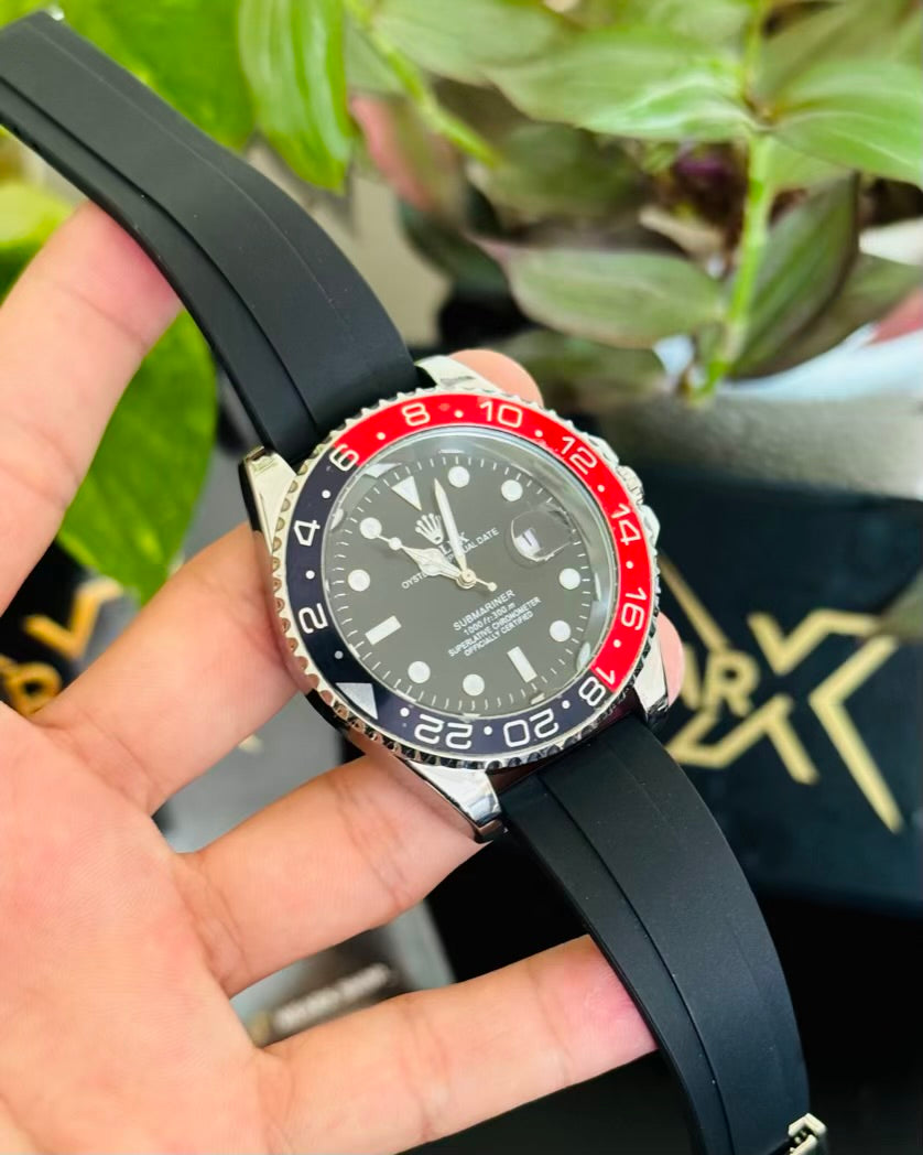 RLX Rubber Straps Date Just Warch