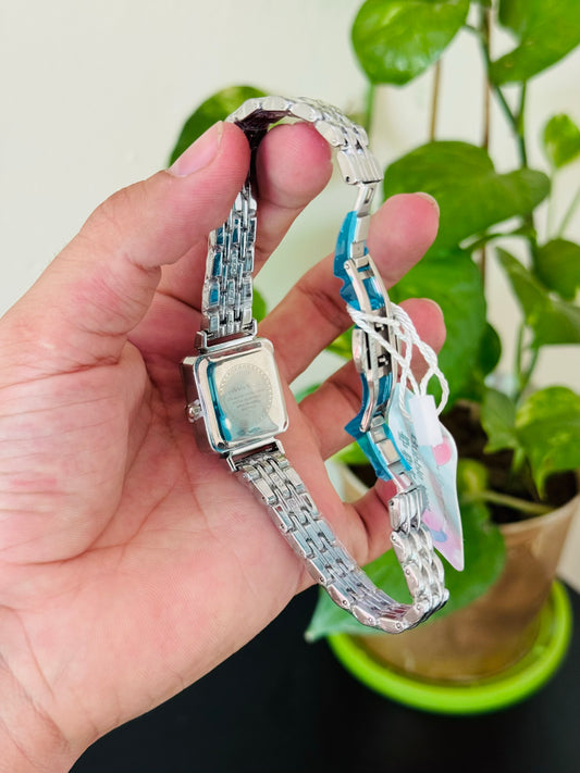 Silver Stainless Steel Watch For Her