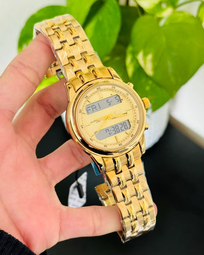 Full Golden Waterproof Watch SW-16