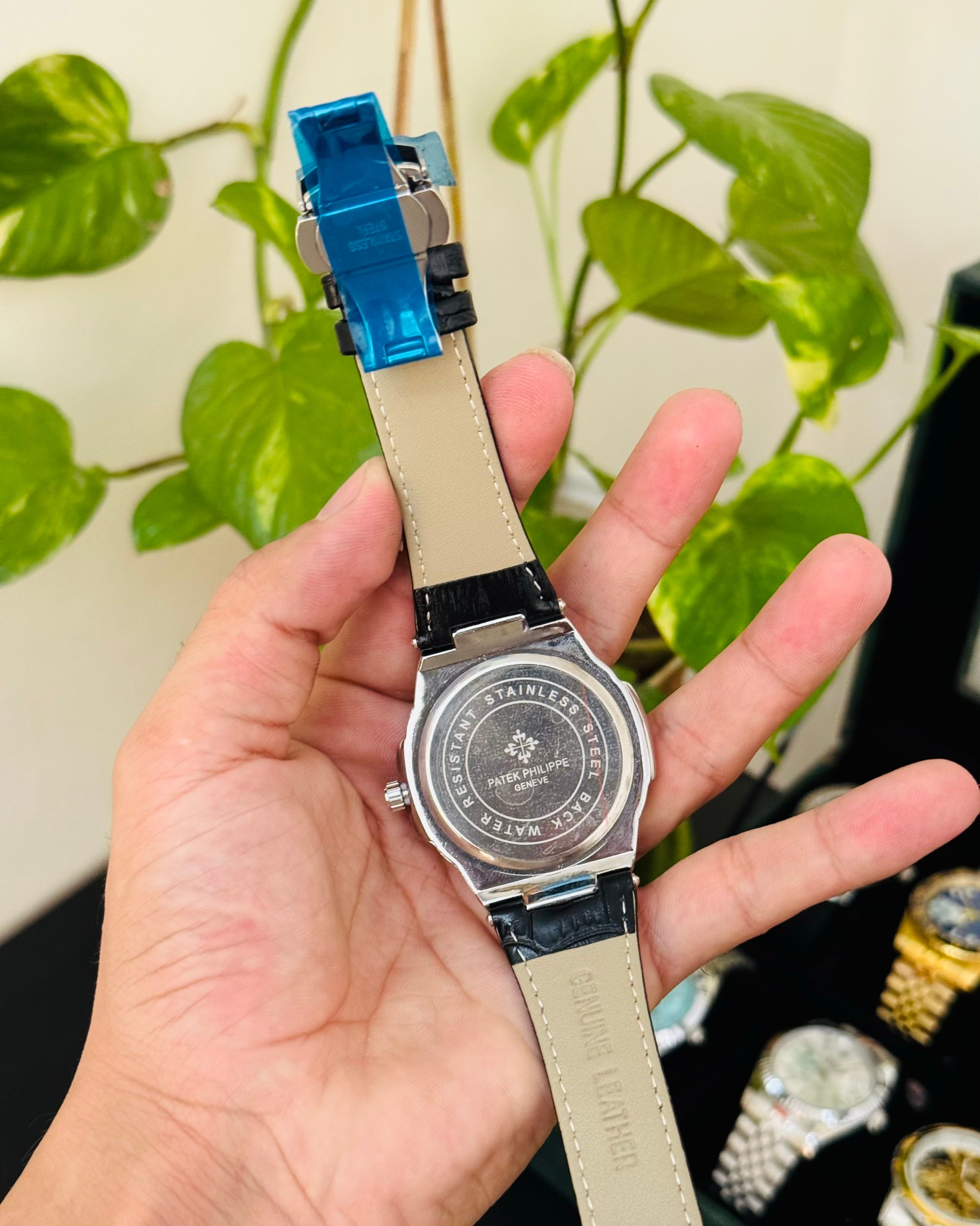 PP Leather Strap Watch