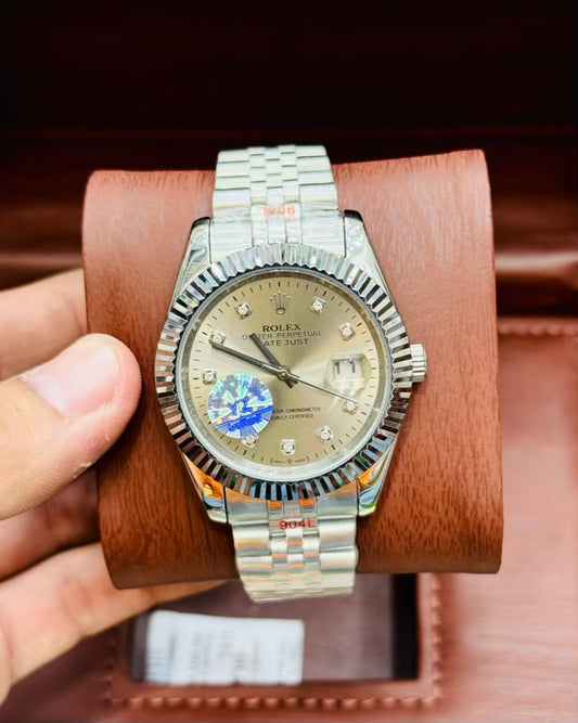 RLX Automatic Scratch-Resistant Glass Date Watch