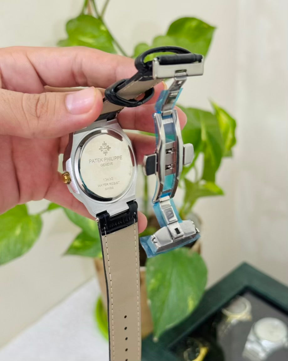 PP Leather Strap Watch