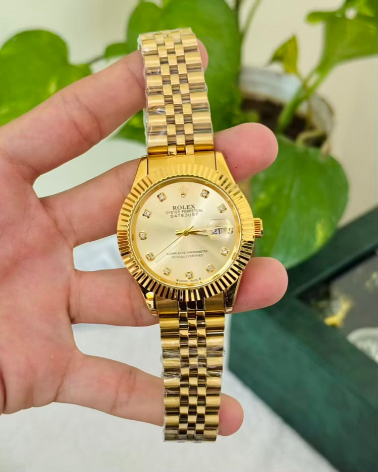 RLX Watch | Date Working | Golden Watch