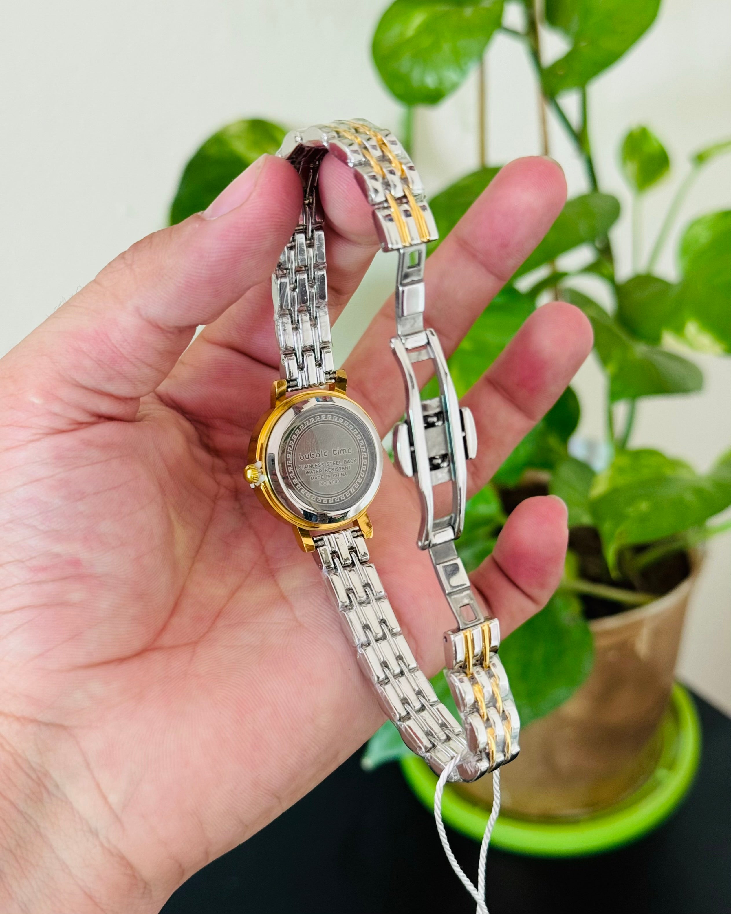 Two Tone Stainless Steel Watch For Her