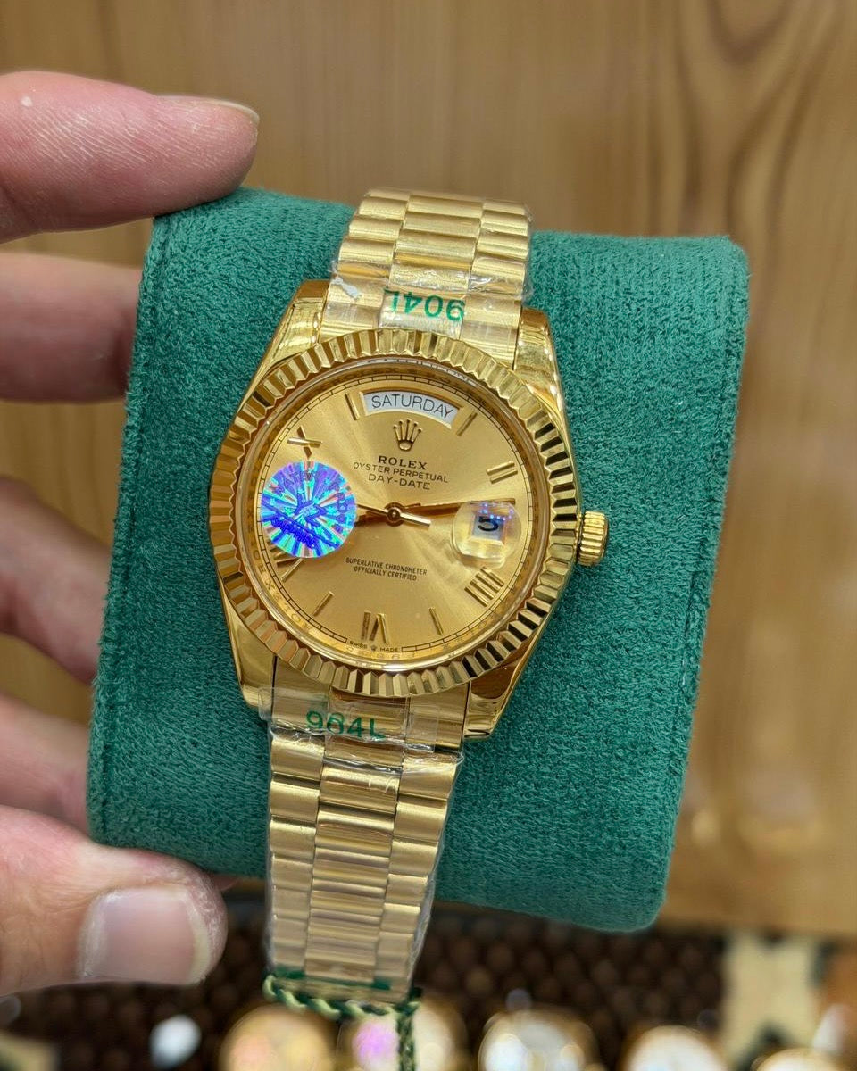 RLX Full Golden | Automatic Date & Date