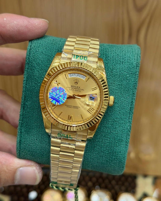 RLX Full Golden | Automatic Date & Date