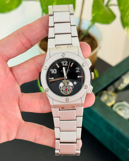 HB | Date Working | Stainless Steel Watch HB-03