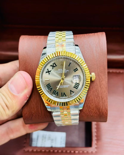 RLX Automatic Scratch-Resistant Glass DateJust Watch