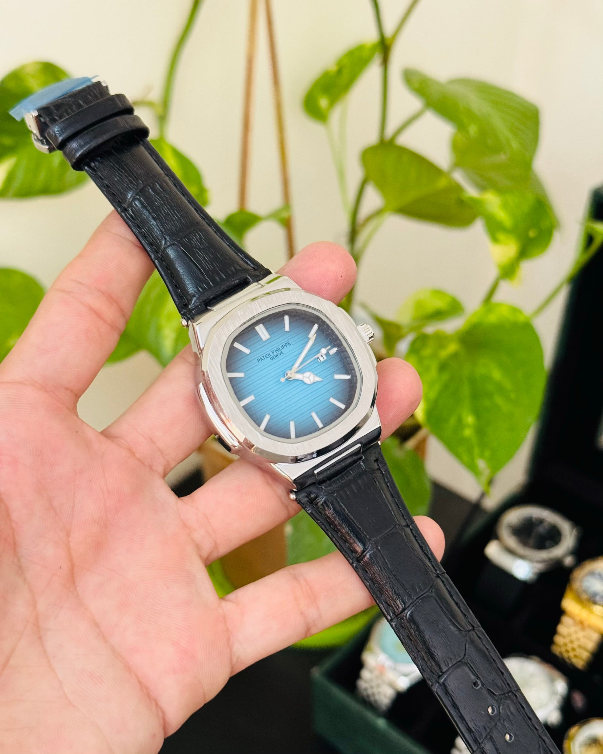 PP Leather Strap Watch