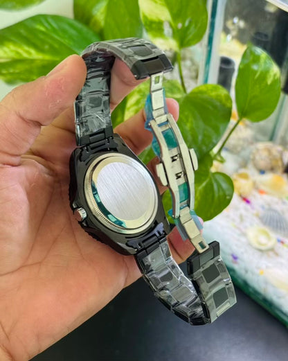 RLX Full Black Stainless Steel Watch Rl-03