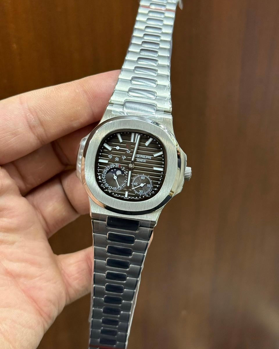 PP Nautilus Power Reserve Stainless Steel Watch