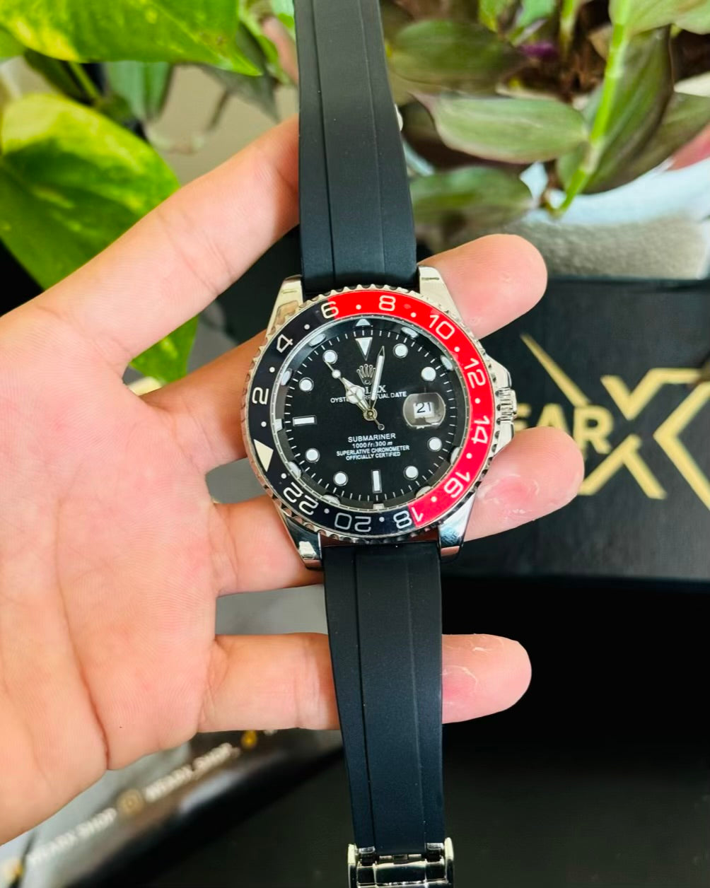 RLX Rubber Straps Date Just Warch