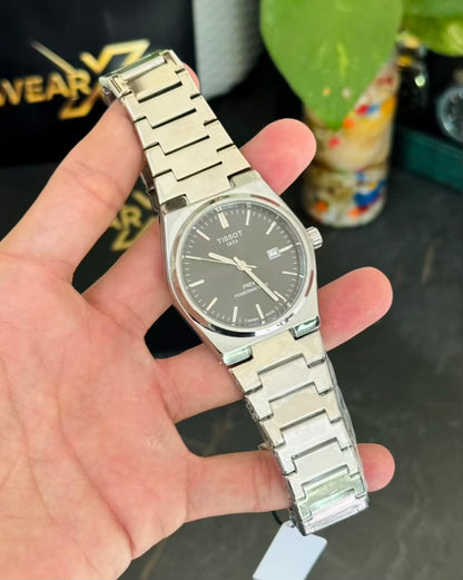 TST Sami Automatic Stainless Steel with Black Dail Watch T-06